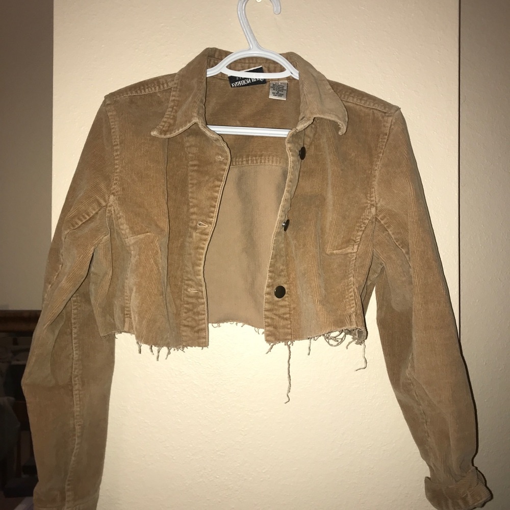 Cropped Corduroy Jacket